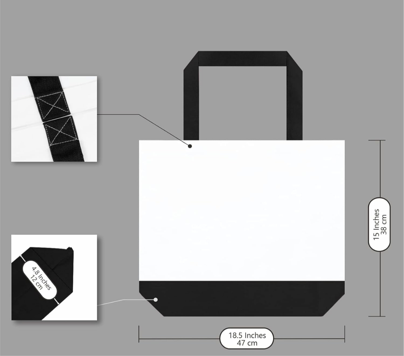 Tote Bag 2 tonos(grande)